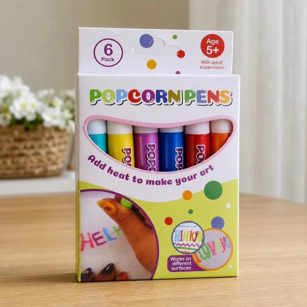 3D Drawing Pens Heat-Activated Set of 6
