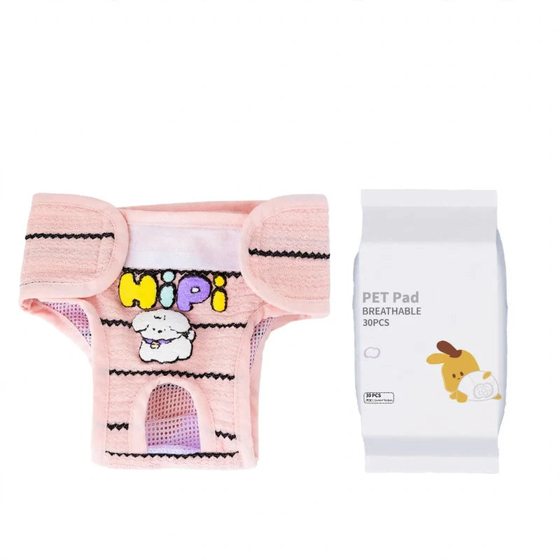 Dog Diapers Washable Reusable Cotton