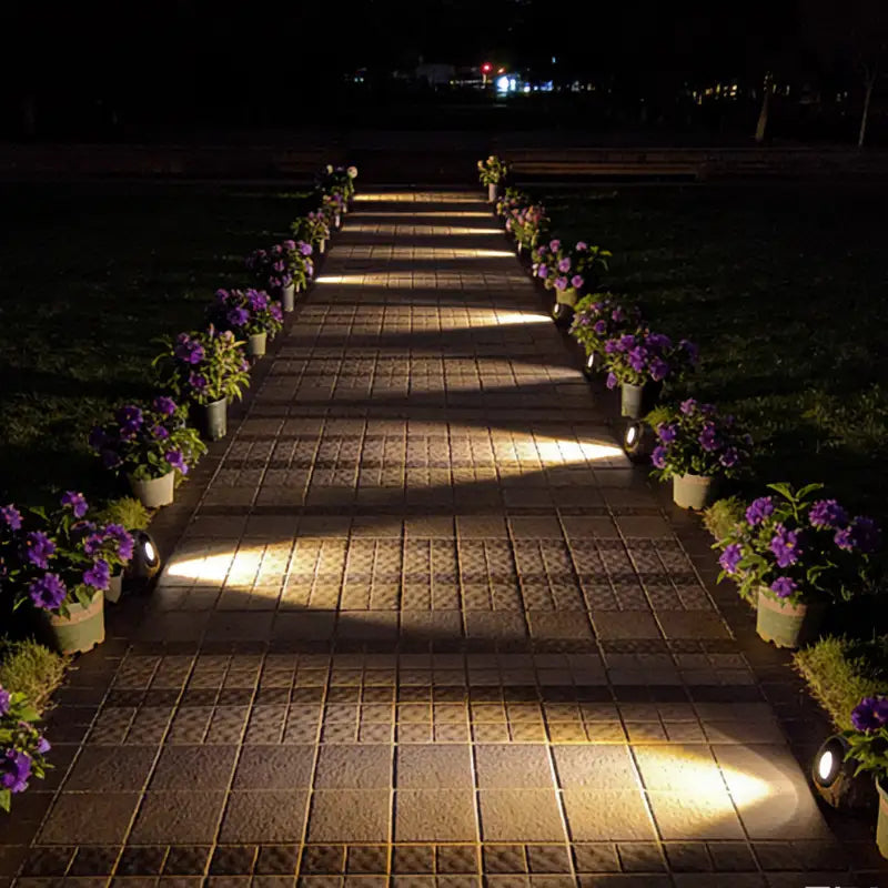 Garden Spotlight Solar-Powered Automatic Dusk Sensor IP65 Waterproof
