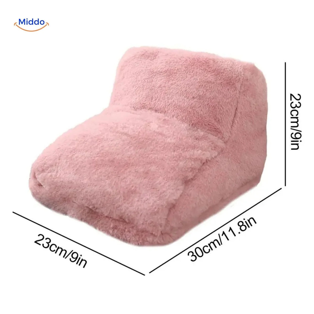 Heated Foot Warmer USB-Powered Plush Non-Slip