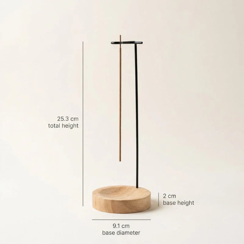 Incense Stick Holder Hanging Wooden Space-Saving