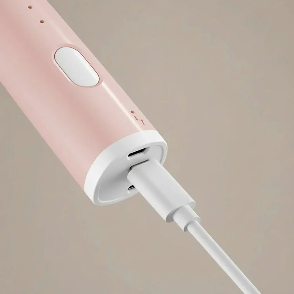 Milk Frother USB Rechargeable 3 Speed Settings Stainless Steel Whisk Attachments
