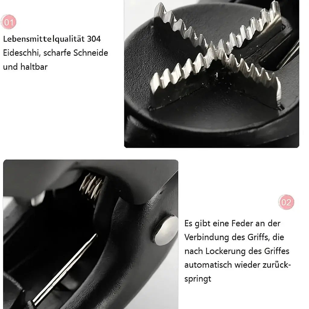 Nut Opener Stainless Steel Ergonomic Non-Slip Handle