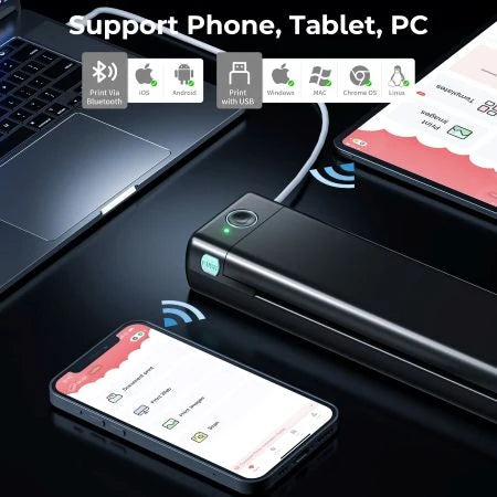Printer Portable Thermal Wireless Letter Size
