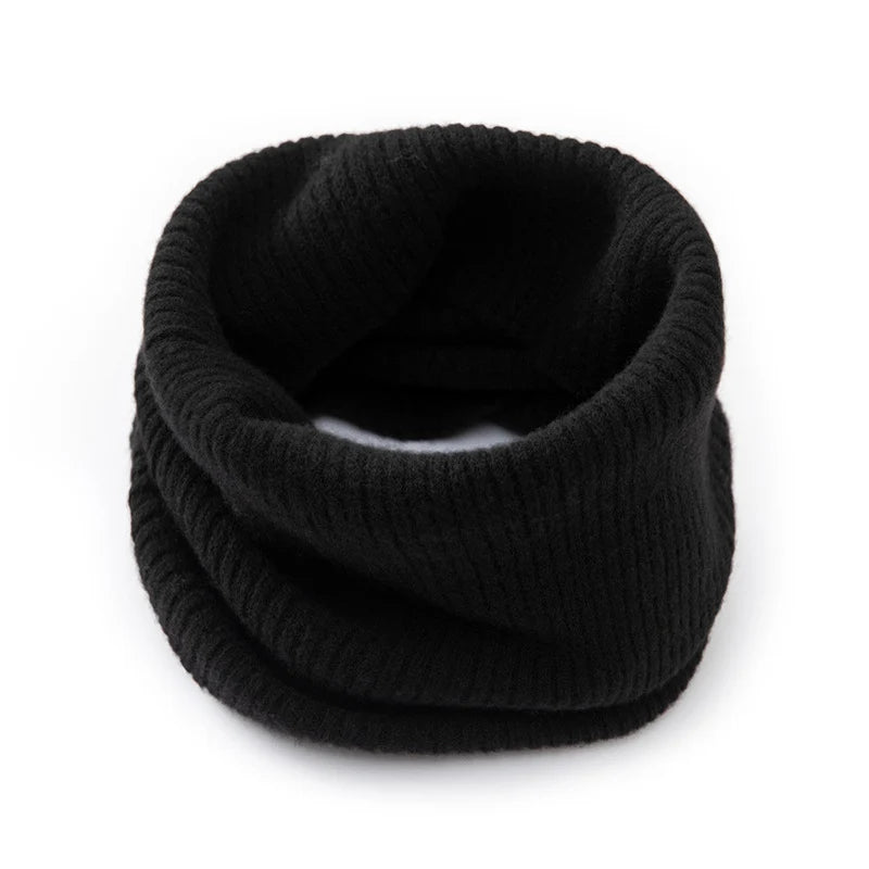Snood Scarf 100% Merino Wool Knitted Loop Stay-Put Fit