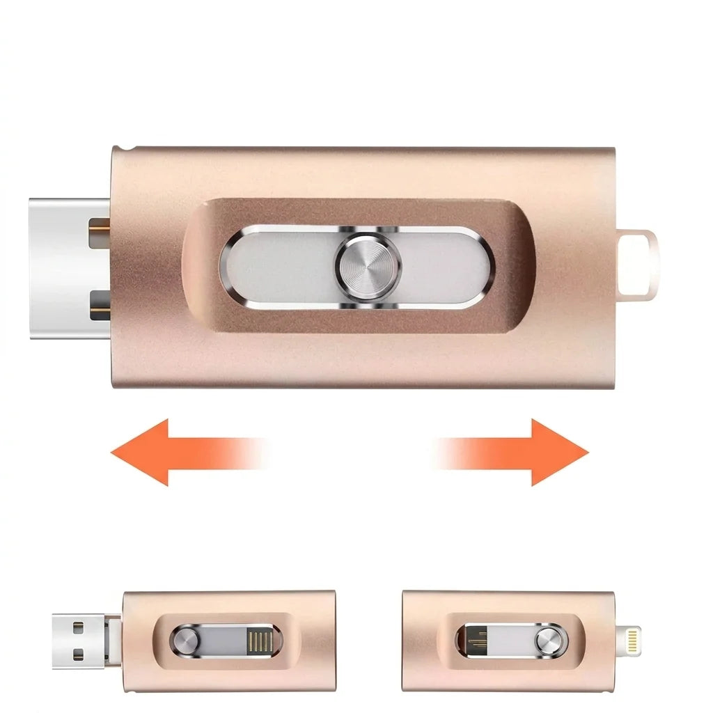 USB Flash Drive Lightning USB-C USB-A Connectors