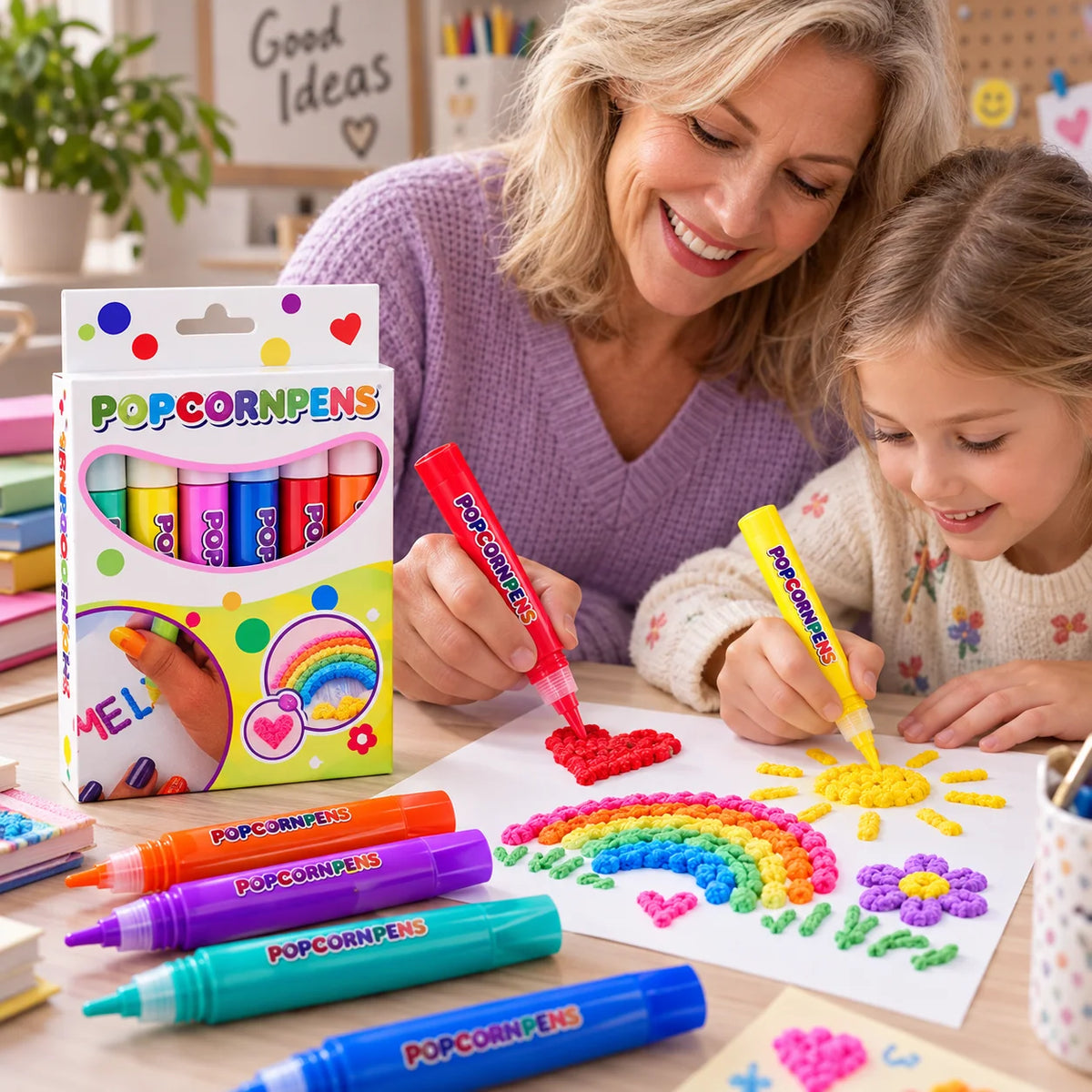 3D Drawing Pens Heat-Activated Set of 6