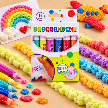 3D Drawing Pens Heat-Activated Set of 6