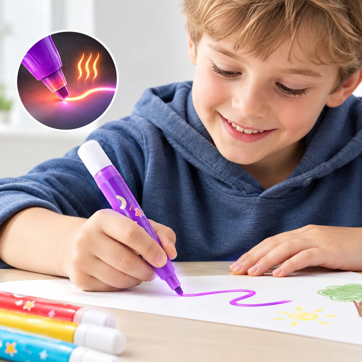 3D Drawing Pens Heat-Activated Set of 6