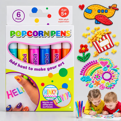 3D Drawing Pens Heat-Activated Set of 6