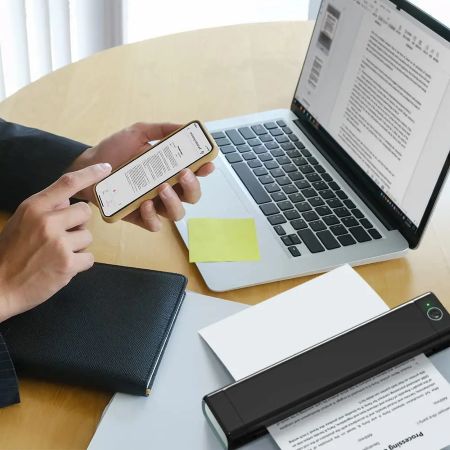 A4 Thermal Printer Wireless Ink-Free Compact
