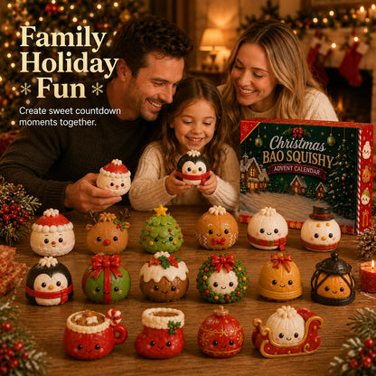 Advent Calendar 24 Soft Squeezable Figures