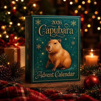 Advent Calendar Capybara Figures 24 Daily Surprises