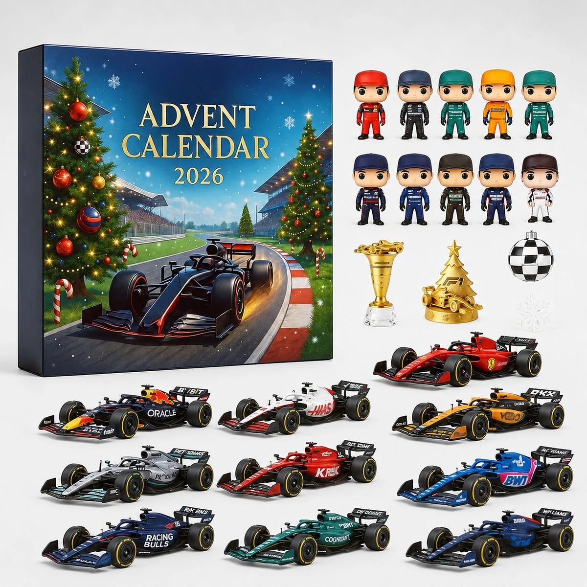 Advent Calendar Race Car Designs 24 Daily Surprises