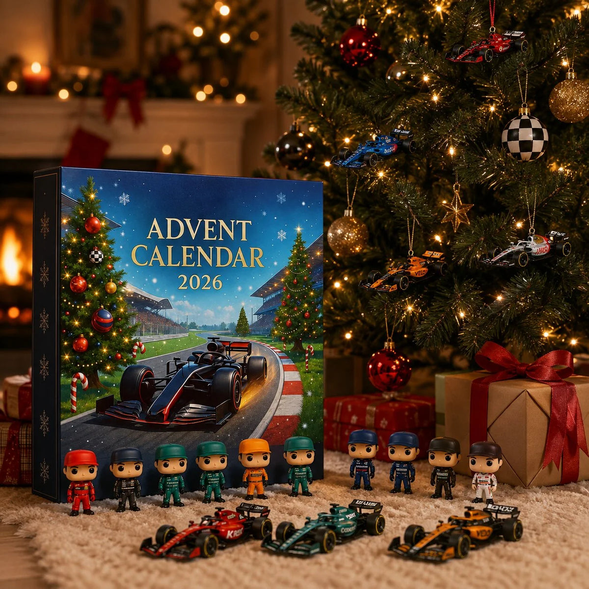 Advent Calendar Race Car Designs 24 Daily Surprises