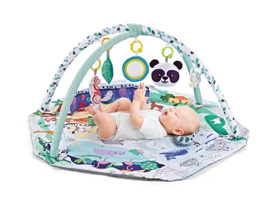 Baby Activity Play Mat 8-In-1 With Six Detachable Sensory Toys