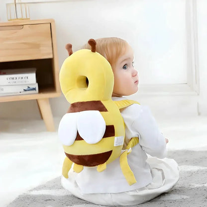 Baby Head Protection Hat Padded Adjustable Breathable Cotton Blend