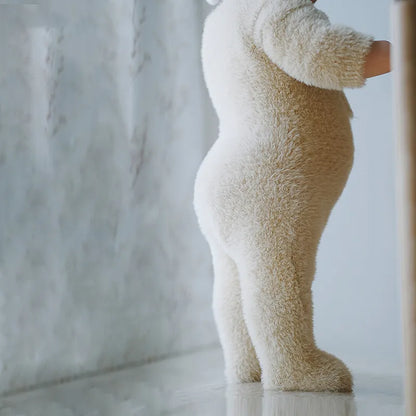 Baby Jumpsuit Soft Plush Warm Stretchy Fit