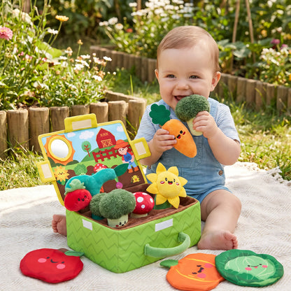 Baby Sensory Toy Set Plush Rattle & Squeaker