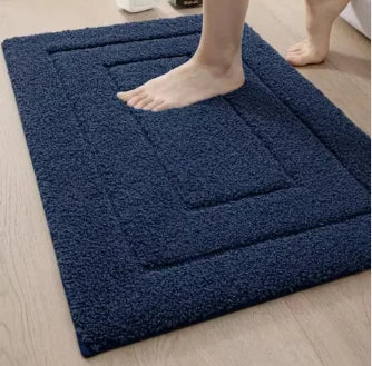 Bath Mat Microfiber Absorbent Non-Slip Quick-Drying