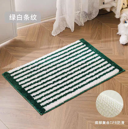 Bath Runner Rug Plush Absorbent Non-Slip