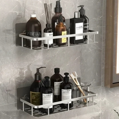 Bathroom Shelf Stainless Steel Self-Adhesive No-Drill