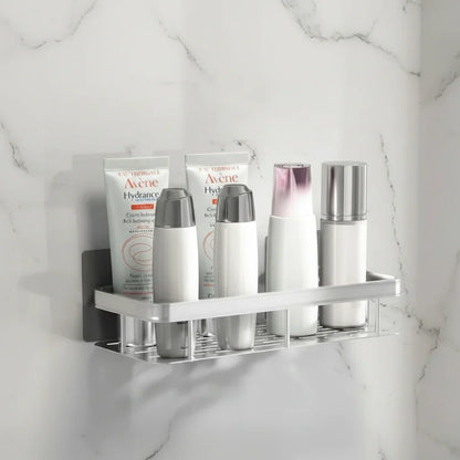 Bathroom Shelf Stainless Steel Self-Adhesive No-Drill