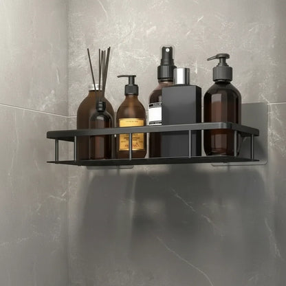 Bathroom Shelf Stainless Steel Self-Adhesive No-Drill
