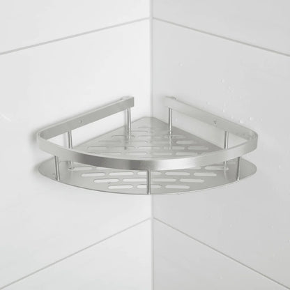 Bathroom Shelf Stainless Steel Self-Adhesive No-Drill