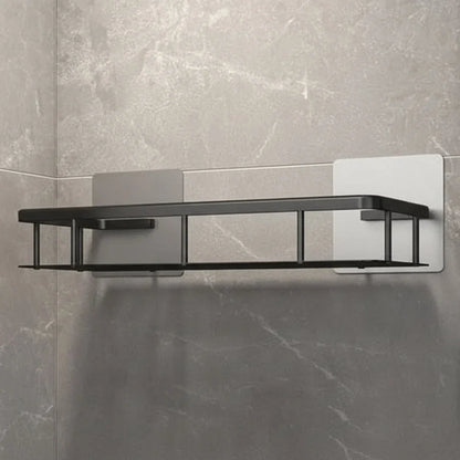 Bathroom Shelf Stainless Steel Self-Adhesive No-Drill