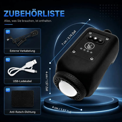 Bicycle Light With Horn USB Rechargeable 110 dB IPX5 Waterproof
