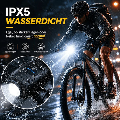Bicycle Light With Horn USB Rechargeable 110 dB IPX5 Waterproof