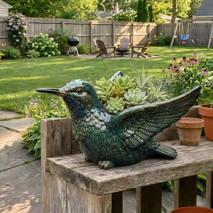 Bird Planter Ceramic Indoor & Outdoor Decorative Design