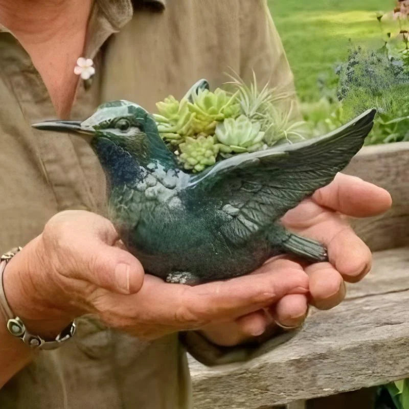 Bird Planter Ceramic Indoor & Outdoor Decorative Design