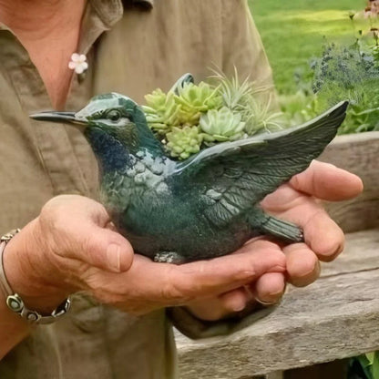Bird Planter Ceramic Indoor & Outdoor Decorative Design