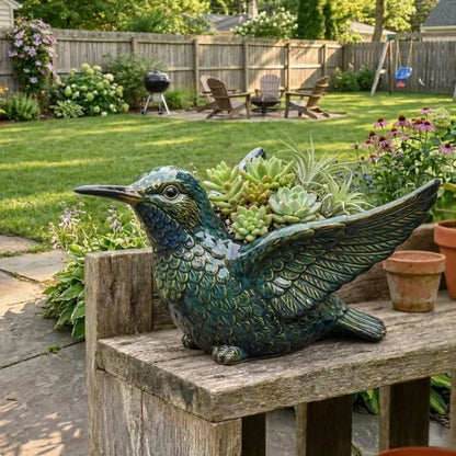 Bird Planter Ceramic Indoor & Outdoor Decorative Design
