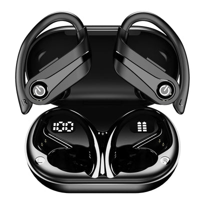 Bluetooth Earbuds Adaptive Noise Cancellation Secure Over-Ear Fit