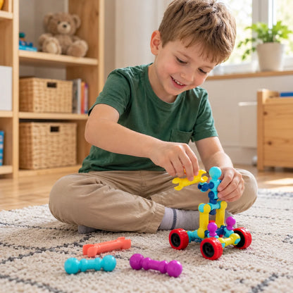 Building Blocks Skeleton Design With Movable Joints
