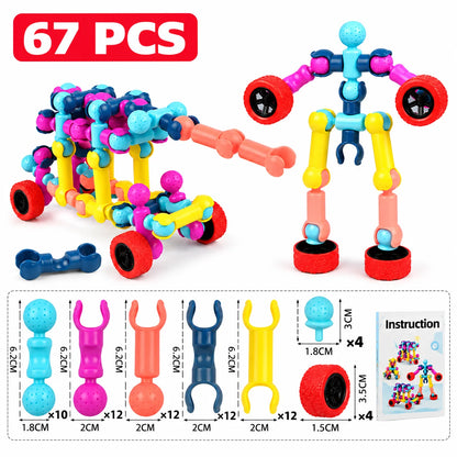 Building Blocks Skeleton Design With Movable Joints