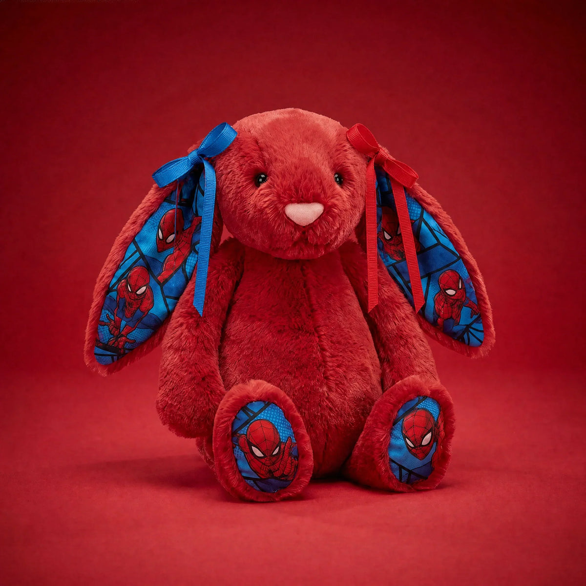 Bunny Plush Toy Ultra-Soft Web Pattern
