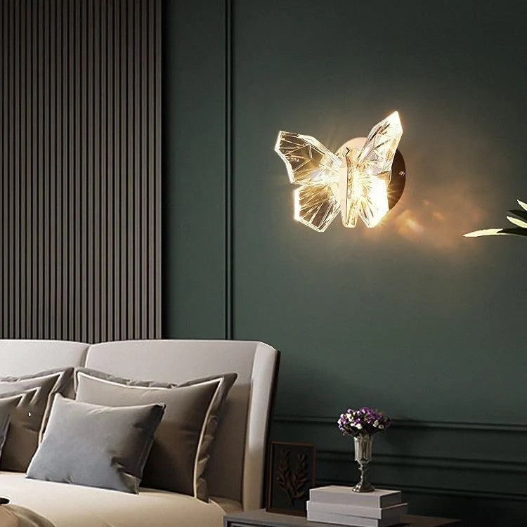 Butterfly Wall Light Soft Ambient Three Color Options