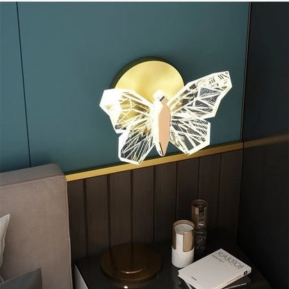 Butterfly Wall Light Soft Ambient Three Color Options