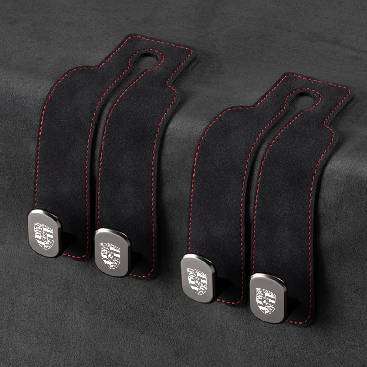 Car Headrest Hooks Foldable Double Hook 2-Pack