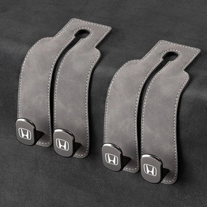 Car Headrest Hooks Foldable Double Hook 2-Pack