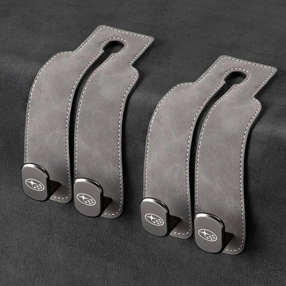Car Headrest Hooks Foldable Double Hook 2-Pack