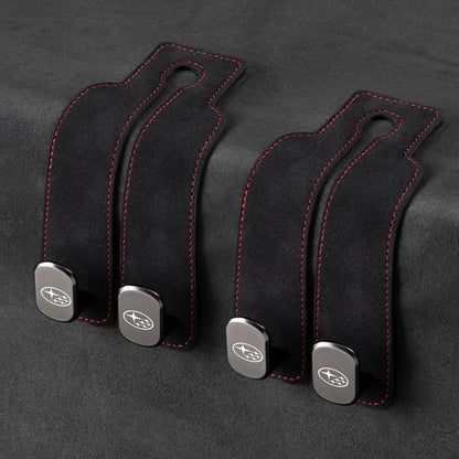 Car Headrest Hooks Foldable Double Hook 2-Pack