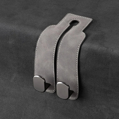 Car Headrest Hooks Foldable Double Hook 2-Pack