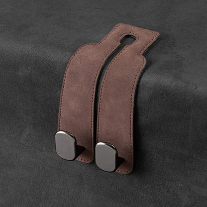 Car Headrest Hooks Foldable Double Hook 2-Pack