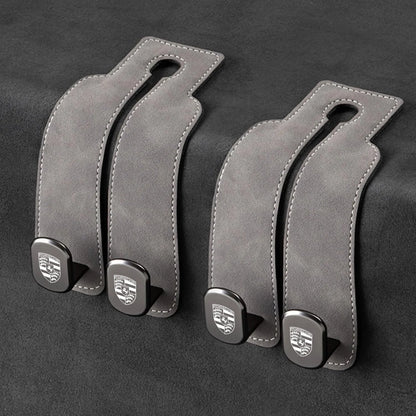 Car Headrest Hooks Foldable Double Hook 2-Pack