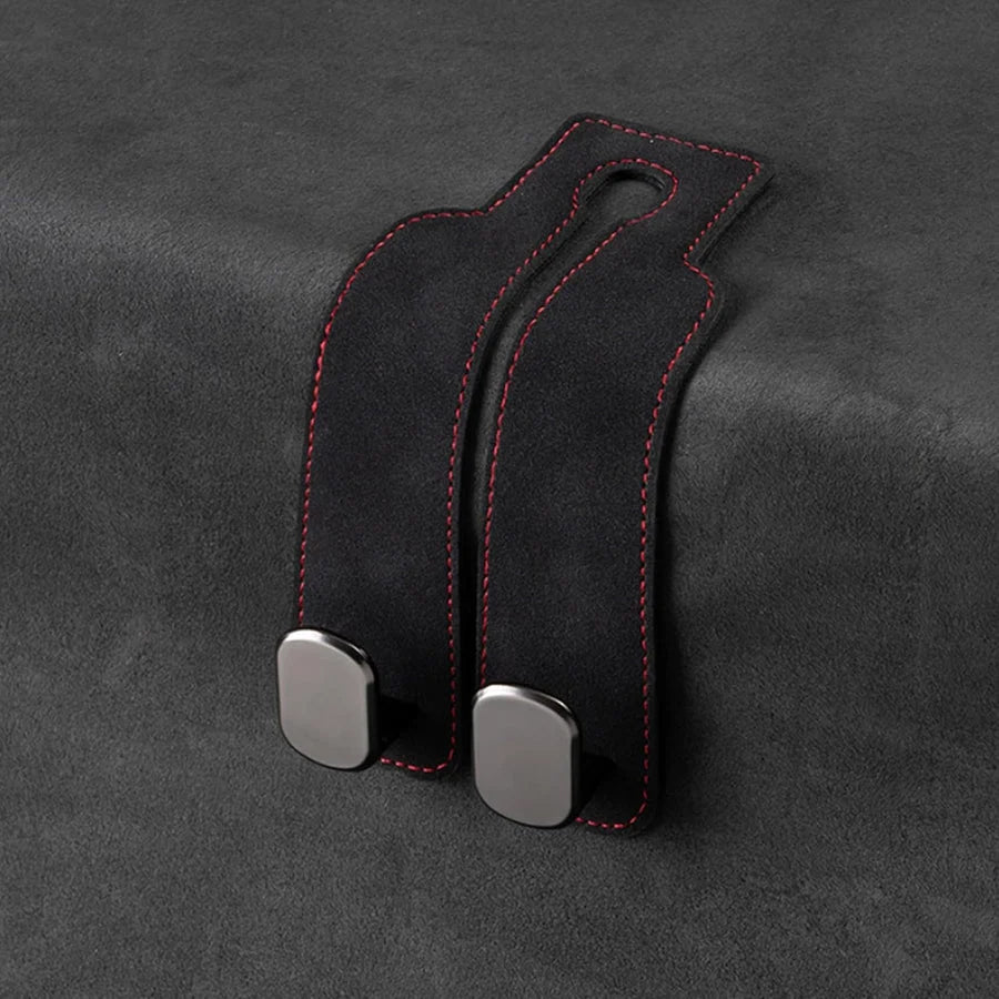 Car Headrest Hooks Foldable Double Hook 2-Pack